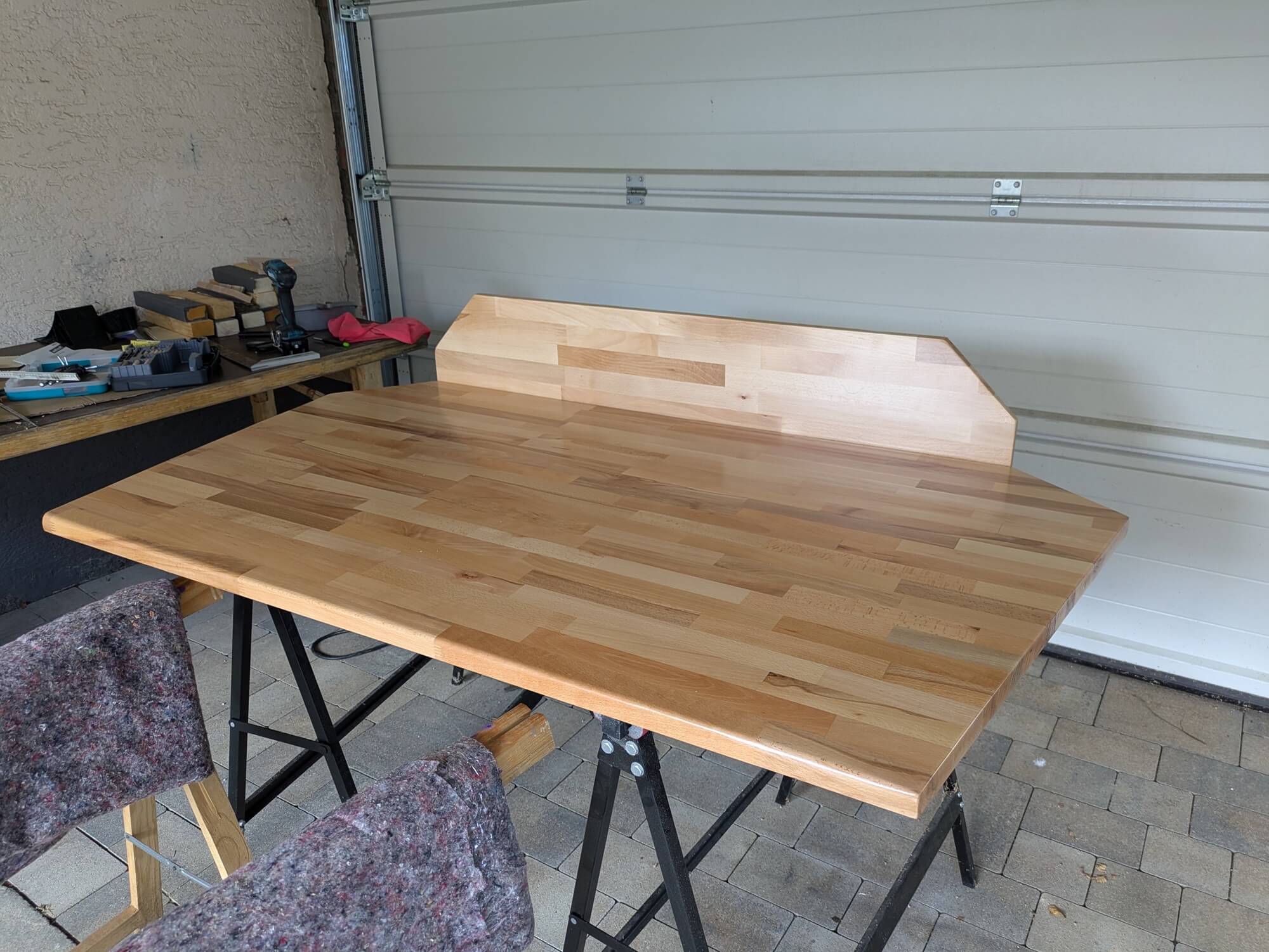 DIY Tischplatte fertig